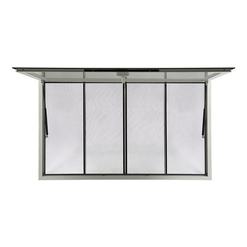 60"x36" RV Concession Stand Serving Window Food Truck Service Window w/4 Screens - Picture 9 of 17