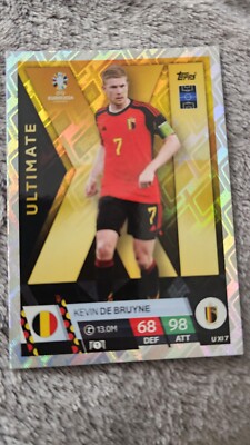 Topps Euro 2024 Kevin De Bruyne Ultimate Card
