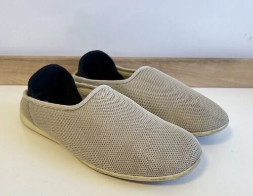Mahabis Sommer Hausschuhe beige mit hellbraunen abnehmbaren Sohlen SU150102 / Herren 9,5 43 "
