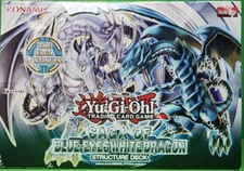 YuGiOh Saga Blue Eyes White Dragon Structure Deck Display New Sealed