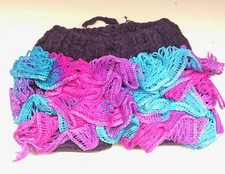 Newborn Baby Photography Prop Boy Girl Ruffle Diaper Cover Infant Purple / Blue