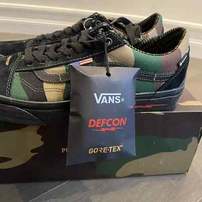 Vans x DEFCON Gore-Tex Old Skool Camo Black Size
