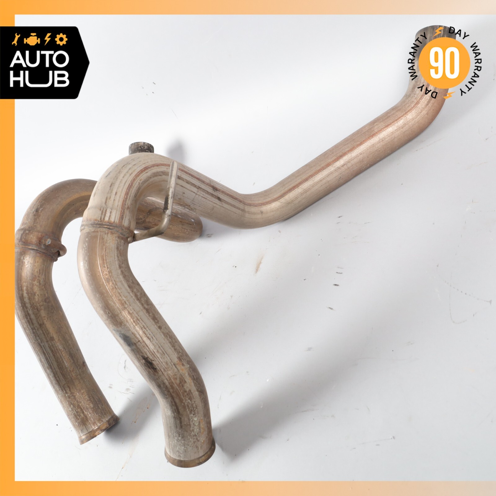 00-04 Aston Martin DB7 Vantage Exhaust Pipes Left & Right Side Set OEM 20k