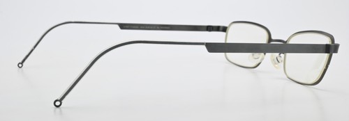 Lindberg Glasses Frame Mod 5015 Metallic Grey Rectangle Light Strip Titanium - Picture 7 of 11