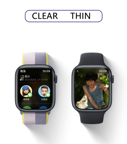 High Quality Hydrogel film Screen Protector for Apple watch Series 7/8/9 41mm - 第 7/10 張圖片