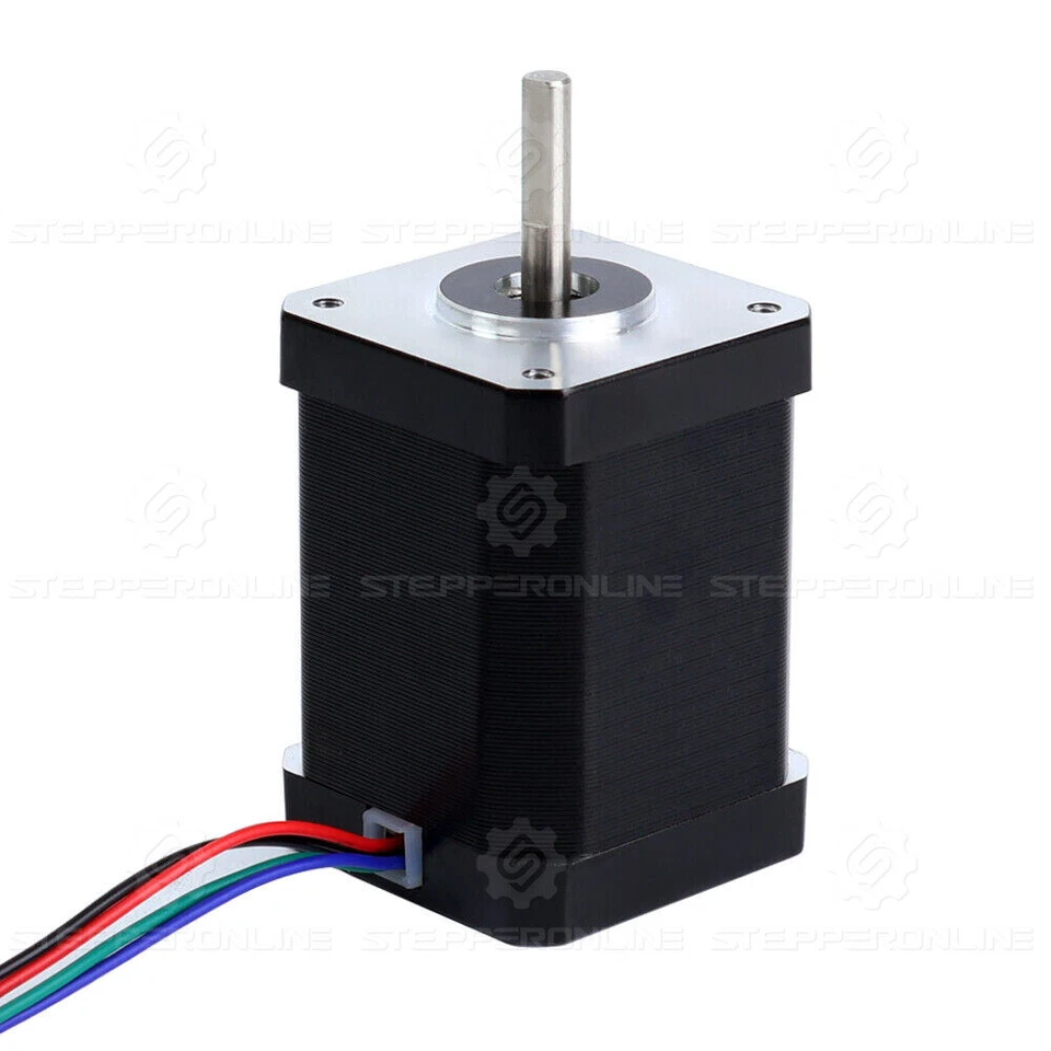 STEPPERONLINE 3PCS Nema 17 Stepper Motor High Torque 85oz.in 42x60mm 2.1A CNC - Image 2 of 4