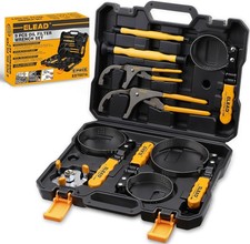 9-piece Oil Filter Wrench Set Wrenches Cover 2-34 To 5-14 912 Adjustable