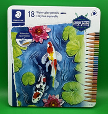 STAEDTLER Design Journey 18pc Watercolor Pencil Set, Multicolor NEW SHIPPING