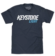 Keystone Light Beer T-Shirt - Navy Blue