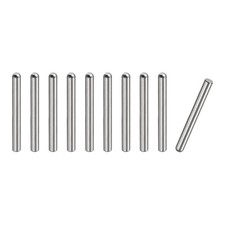 10pcs 6x50mm Dowel Pins Round Head Flat Chamfered End Dowel Pin