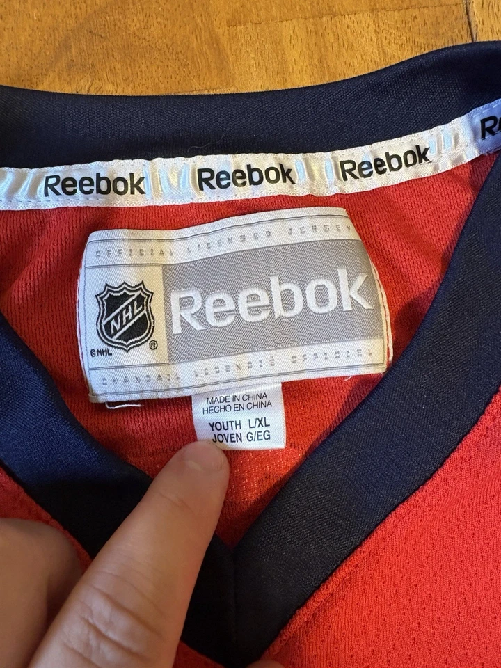 Camiseta Reebok Nicklas Backstrom Washington Capitals #19 - Juvenil L/XL Foto 4 de 4