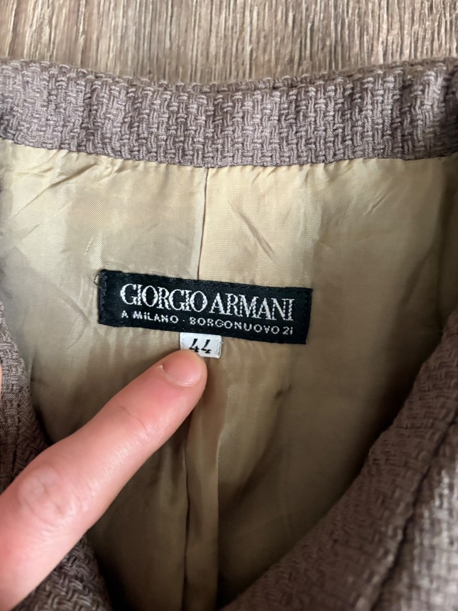 Giorgio Armani A Milano - Borgonuovo 21 Vintage Rare Jacket