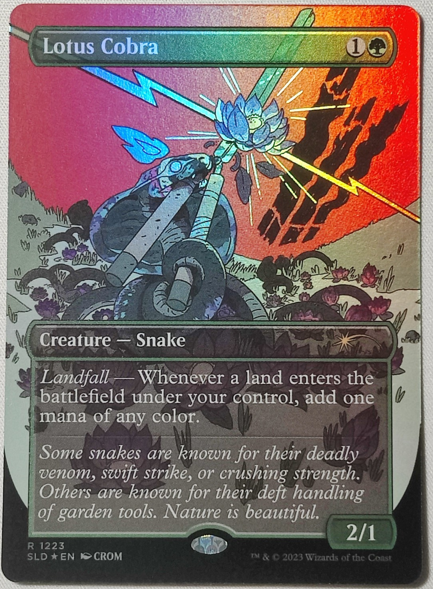 MTG Secret Lair Lotus Cobra #1223 -SLD Ssssssnakesssss [UPick Foil