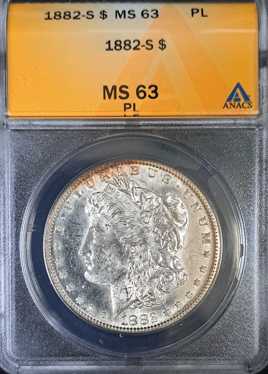 MS 63 Graded 1882 Year Morgan US Dollars (1878-1921) for sale | eBay