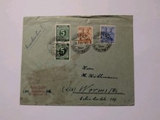 Alliierte Besetzung Beleg Kontrollrat Brief Neukirchen über Crimmitschau 