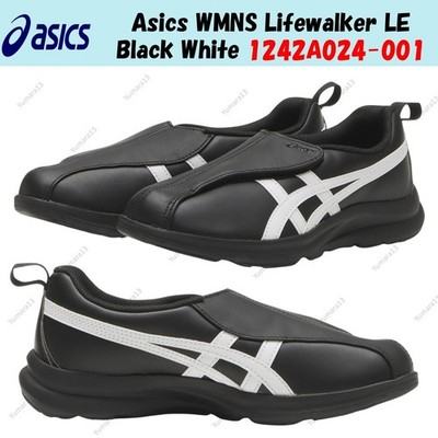 Asics WMNS Lifewalker LE Black White 1242A024-001 Women's Size | eBay