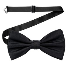 Classic Mens Womens Adjustable Bow Tie Pre Tied Plain Dickie Bowtie Wedding
