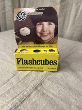 GE GENERAL ELECTRIC STANDARD FLASHCUBES 3 CUBES/ 12 FLASHES FOR FLASH CAMERA NOS