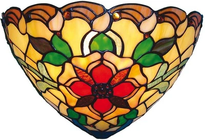 Wandlampe TIFFANY  bunt - 5LL-8841 Clayre Eef - Bild 1 von 2