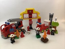 Lego Duplo Firefighter Fire Truck Fireman Mixed Sets Large Lot Light Up Siren