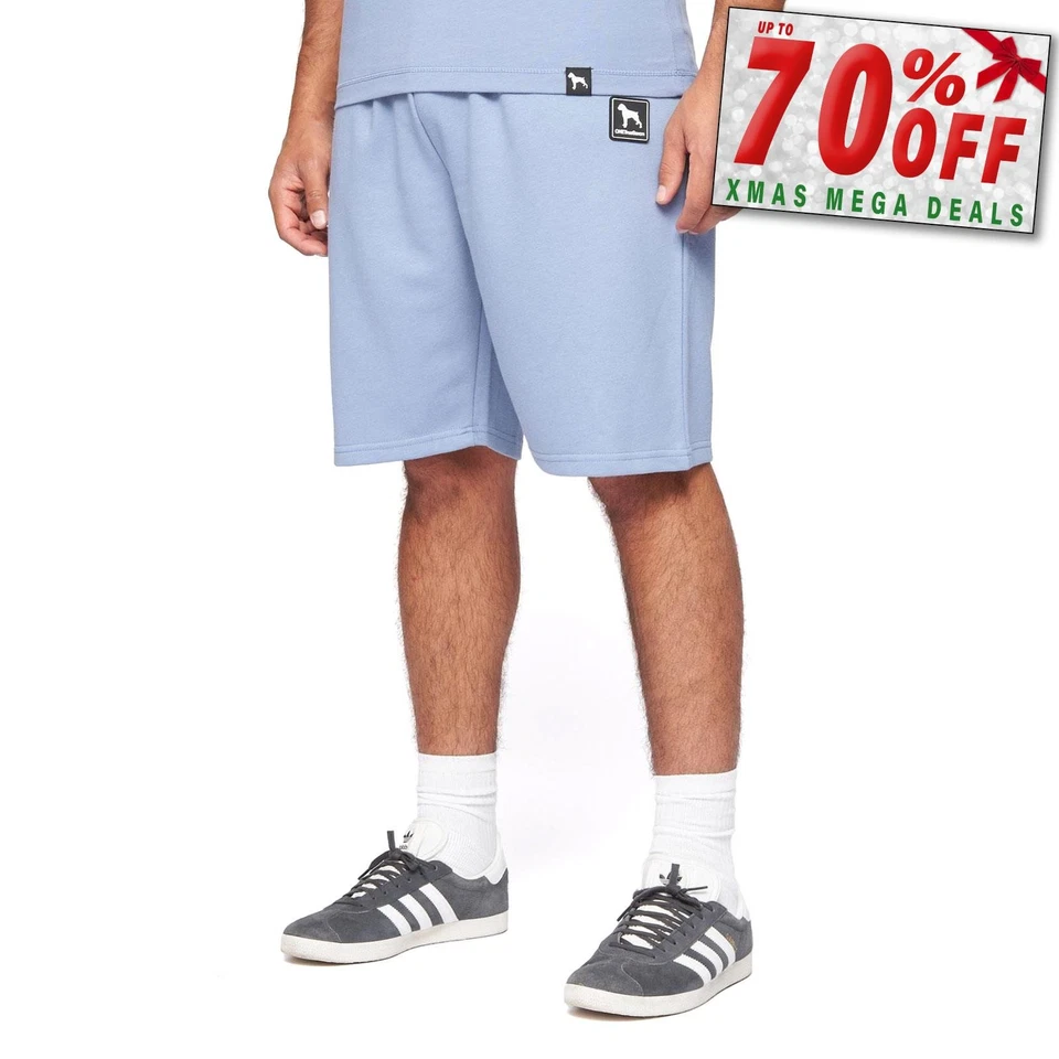 One True Saxon Dexon Mens Casual Comfort Shorts Blue