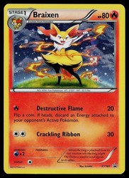 Braixen XY161 XY Black Star Promo Holo