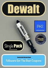 1 Dewalt Phillips 2 Sleeve Lock 2" IMPACT READY FlexTorq PH2 Drill Bit