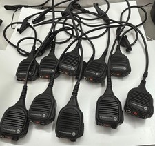 Lot of 10 Motorola PMMN4061B IMPRES Public Safety Speaker Mics APX6000/7000 QTY