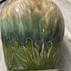 Vintage RRP Roseville Ohio Sunburst Sun & Moon Pottery Jardiniere Planter 9” — photo 4