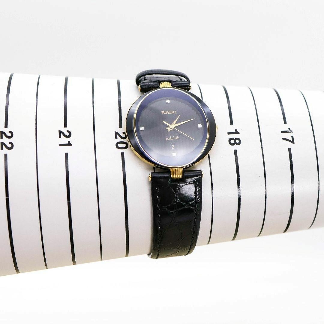 RADO jubile watch 4P diamond leather quartz Beautiful rado,12038