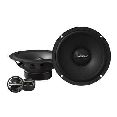 Open Box Alpine EL-E65C E-Series 6.5'' 160W Peak Power 2-way Component Speakers