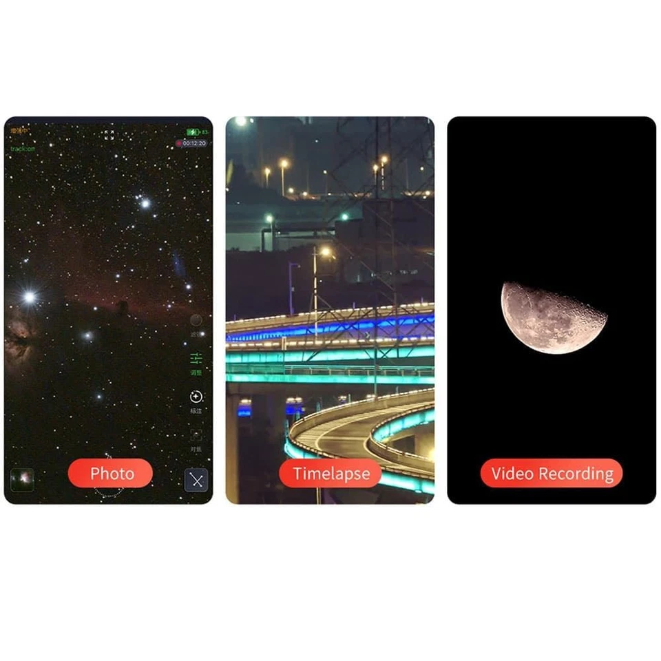 ZWO Seestar S30 All in One Dual Lens Smart APO Refractor Telescope with Tripod - Image 4 of 4