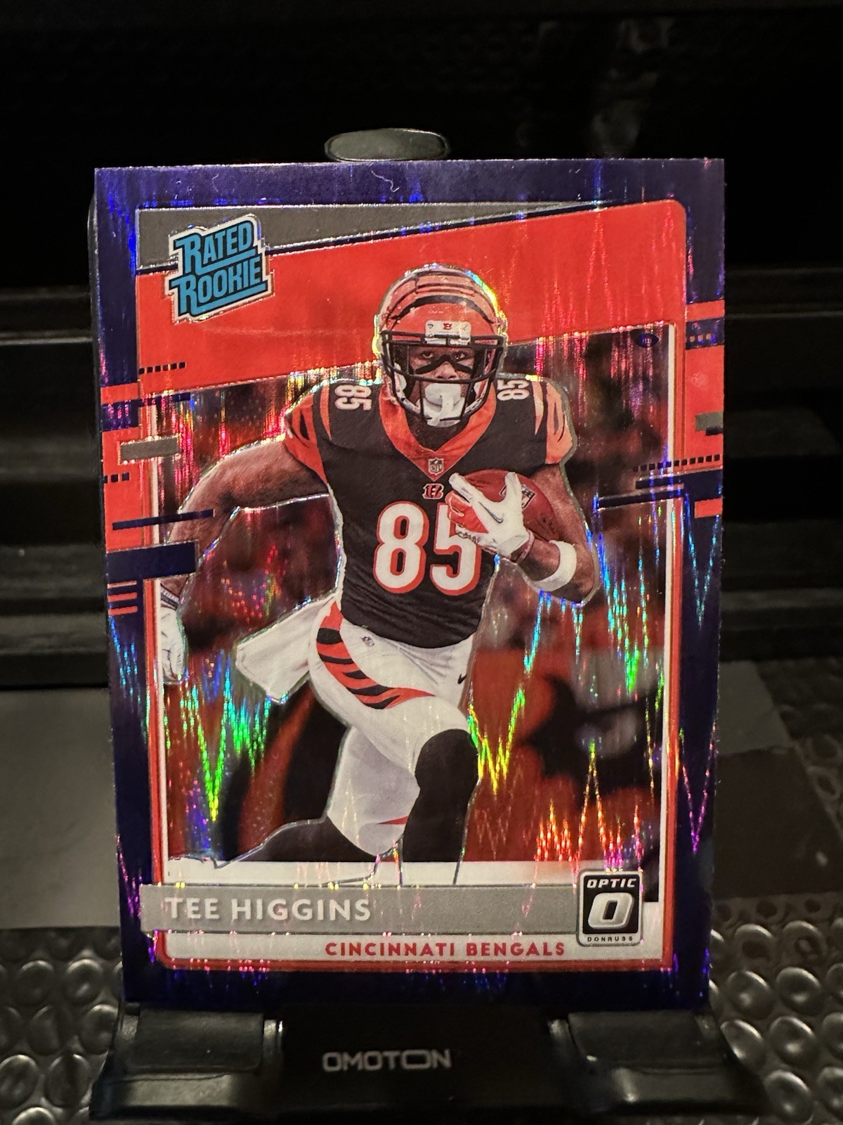 2020 Panini Donruss Optic Tee Higgins Blue Hyper Rated Rookie Prizm RC #160
