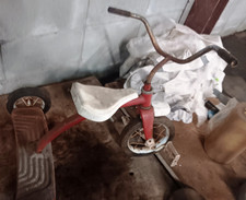 Vintage Red Junior Children  s Tricycle Great unrestored condition