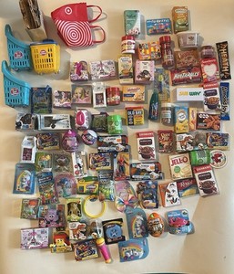 Mini Brands Lot of Toys and Food Dollhouse Accessories and Food Items 