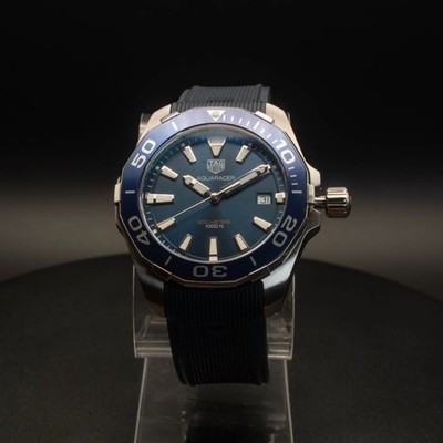 Tag Heuer Aquaracer WAY111C - Blue Dial, 300M Diver, Box & Papers - GREAT CONDTN