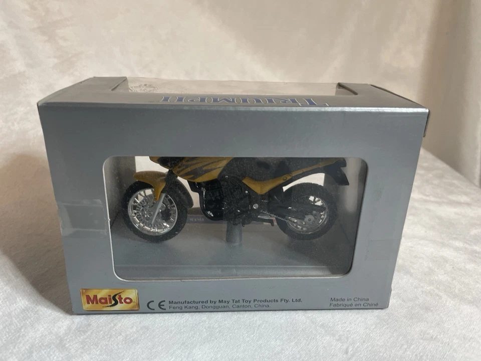 TRIUMPH - TIGER - MAISTO - DIECAST - MOTORCYCLE - NEW IN ORIGINAL BOX #39344 - Image 3 of 4