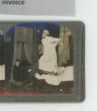 12385 Blowing Out this Light Series Genre Keystone Stereoview