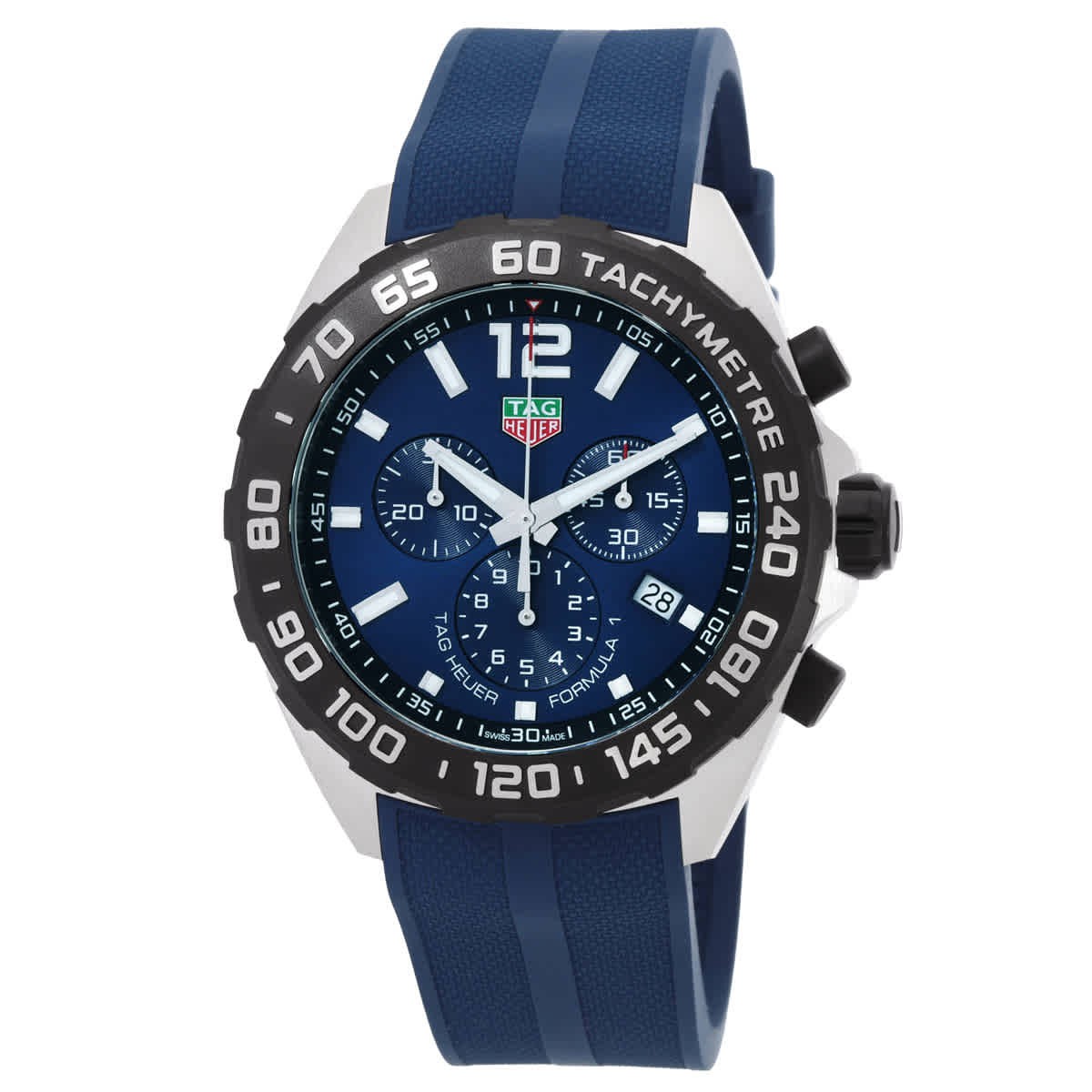 Tag Heuer Formula 1 Chronograph Quartz Blue Dial Men Watch CAZ101AV.FT8077