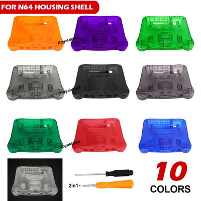 Bitfunx Replacement Shell Case for N64 Nintendo 64 Console