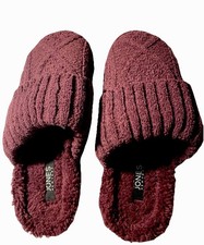 Jones New York - Burgundy Slippers NWT Women s Sz Small 5-6 Soft memory foam .