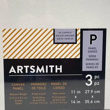 ARTSMITH - Canvas Panel (3pk) 12in X 14in