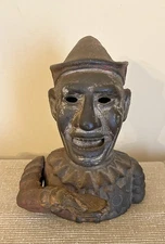 Vintage Cast Iron Humpty Dumpy Bank.