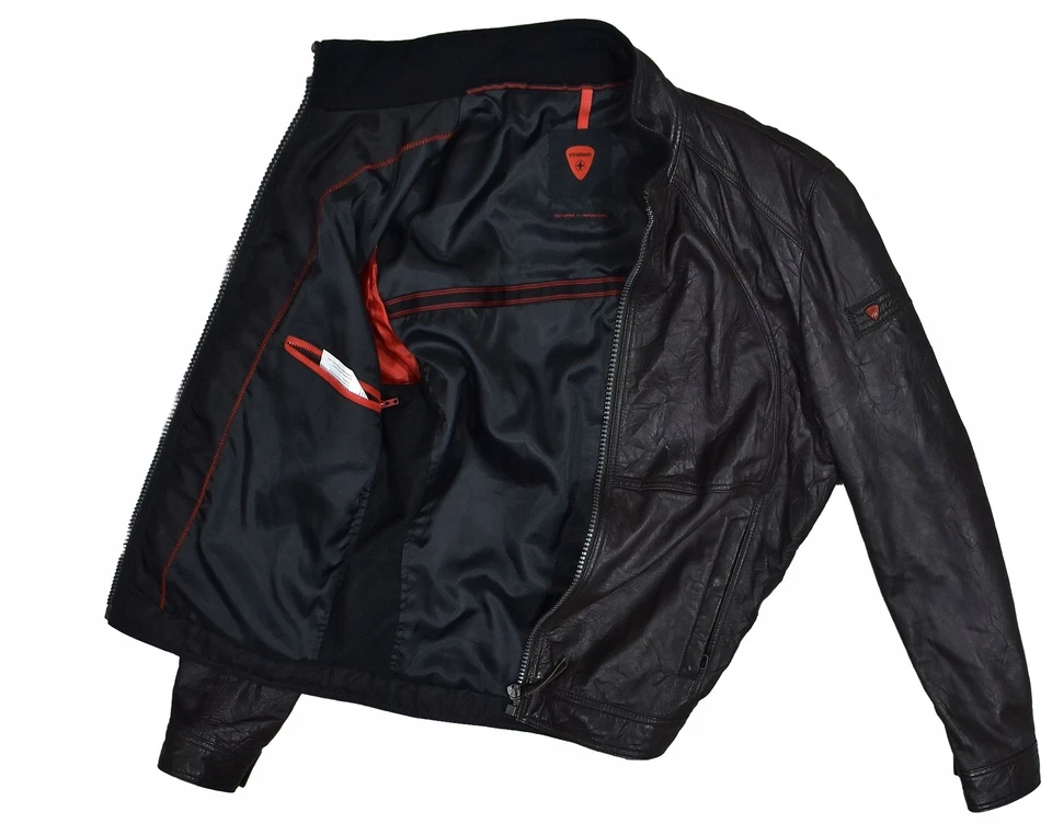 STRELLSON Dave Leder Herrenjacke mit Knittereffekt 52 - Bild 1 von 4
