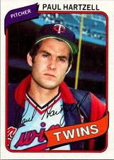 Paul Hartzell - 1980 Topps - # 721 - Twins