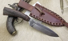 BOWIE KNIFE – RUSTIC WESTERN FRONTIER MOUNTAIN MAN COWBOY GAUCHO HUNTER  EDC