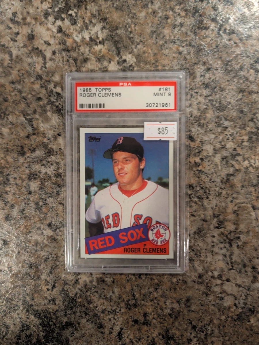 Topps Roger Clemens Baseball Sports Trading Card Singles Rookie