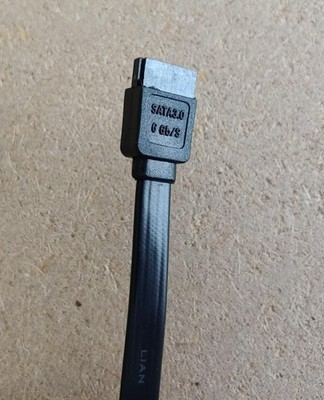 SATA III Cable 6Gbps 3 Pack 15'' Straight & Angle SSD HDD Data Hard Drive Black