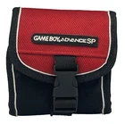 Vintage Game Boy Advance SP Nylon Loop Switch N Carry Case Red & Black