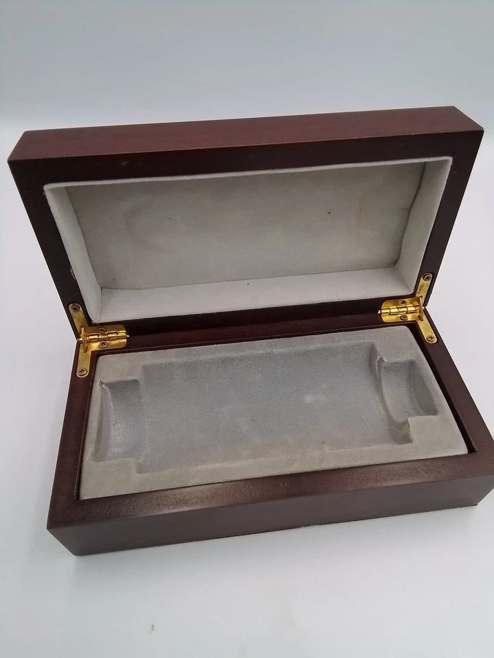 Gold Monocular Telescope with Wooden Box for Collectors - #1108 - Image 3 of 4